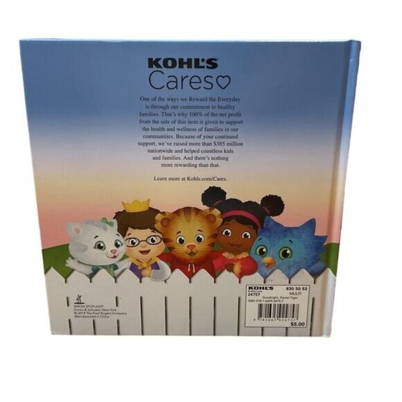 Daniel Tigers Neighborhood "Goodnight Daniel Tiger" Hardcover Childrens Book - Picture 3 of 4